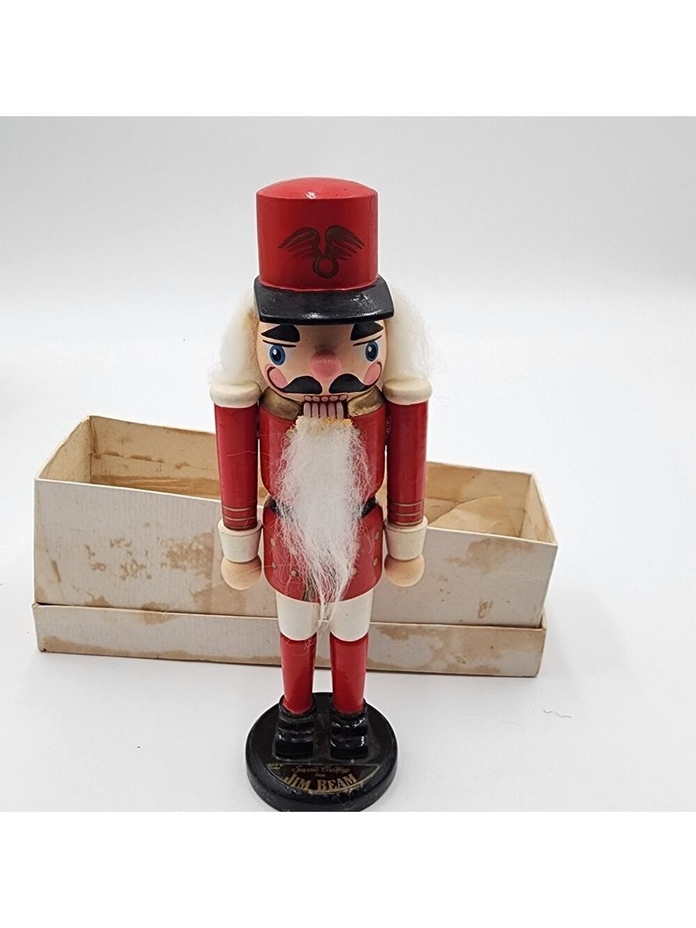 Vtg Jim Beam Holiday Collectors Nutcracker 7"
